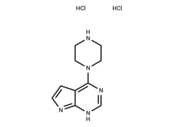 1-{1H-pyrrolo[2,3-d]pyrimidin-4-yl}piperazine 2HCl
