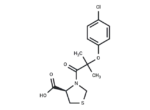 (4R)-3-[2-(4-chlorophenoxy)-2-methylpropanoyl]-1,3-thiazolidine-4-carboxylic acid