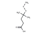 4-Methyl-4-(methyldisulfanyl)pentanoic acid