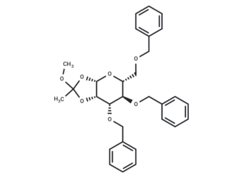 3,4,6-Tri-O-benzyl-β-D-Mannopyranose 1,2-(methyl orthoacetate)